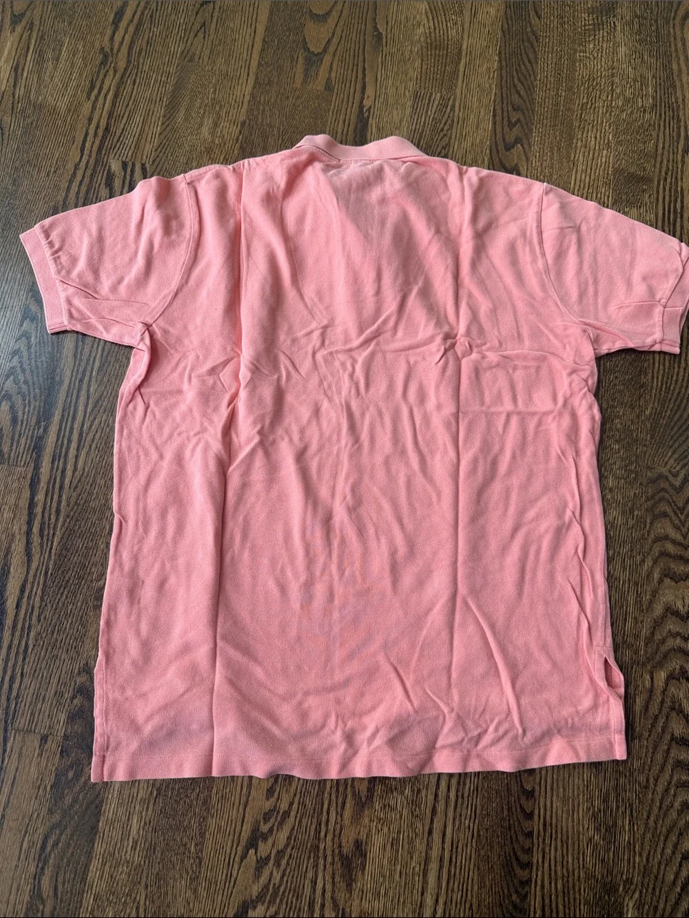 Ralph Lauren Coral Pink Polo with Blue Pony